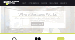 Desktop Screenshot of broadwaysuites.com